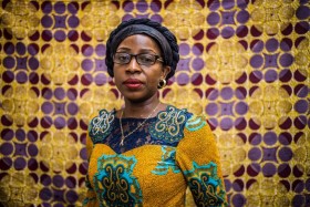 Anny Modi, directora de l’ONG feminista Afia Mama, el setembre del 2019 a Kinshasa. OLIVIERS PAPEGNIES / COL·LECTIF HUMA