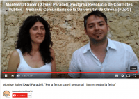 Montse Soler i Xavier Paradell, Postgrau Resolució de Conflictes UdG