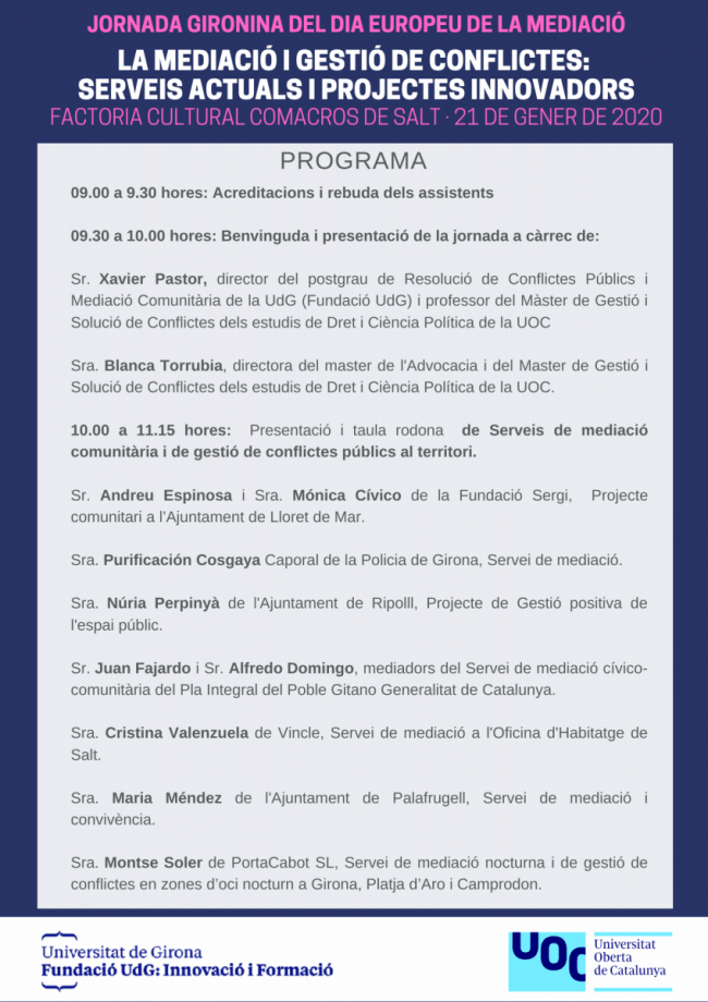 Programa Jornada Gironina