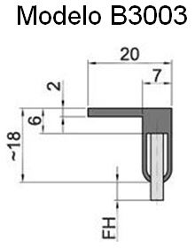 cepillo-burlete-flexible-B3003 burbuja 