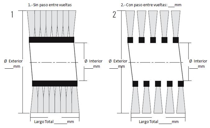 plano cepillo espiral doble banda base metalica