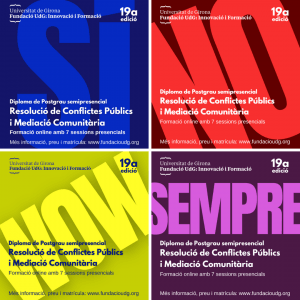 Cartells Postgrau Resolucio de Conflictes i Mediacio UdG 2022