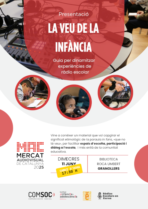 cartell veu infancia guia radio escolar