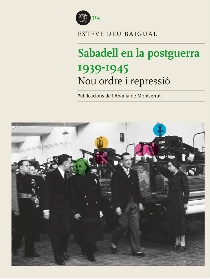Portada Sabadell en la postguerra 1939-1945